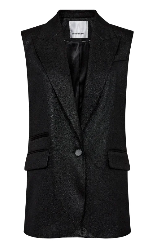 Co´couture - Venuscc Single Oversize Vest 30140 - 96 Black